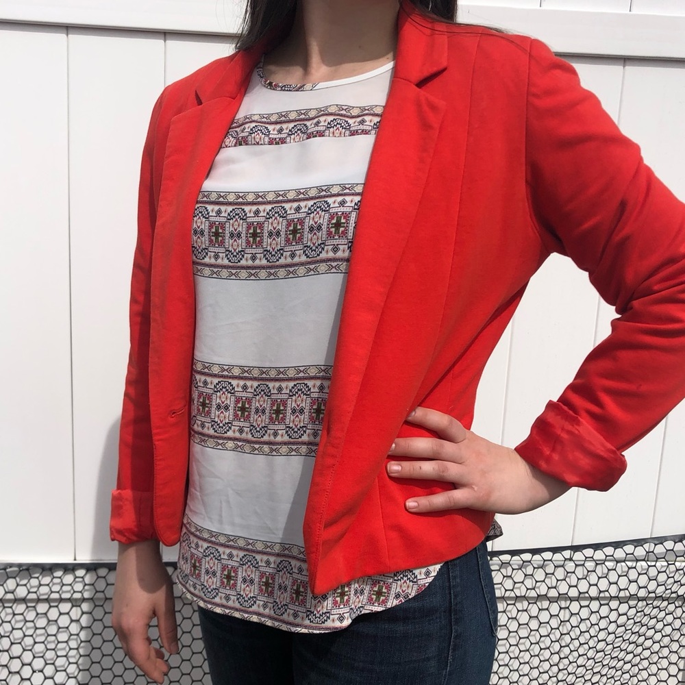 Forever 21 Orange Blazer
